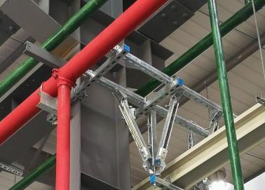 本溪市该抗震支架的整体式支吊架结构协调性好